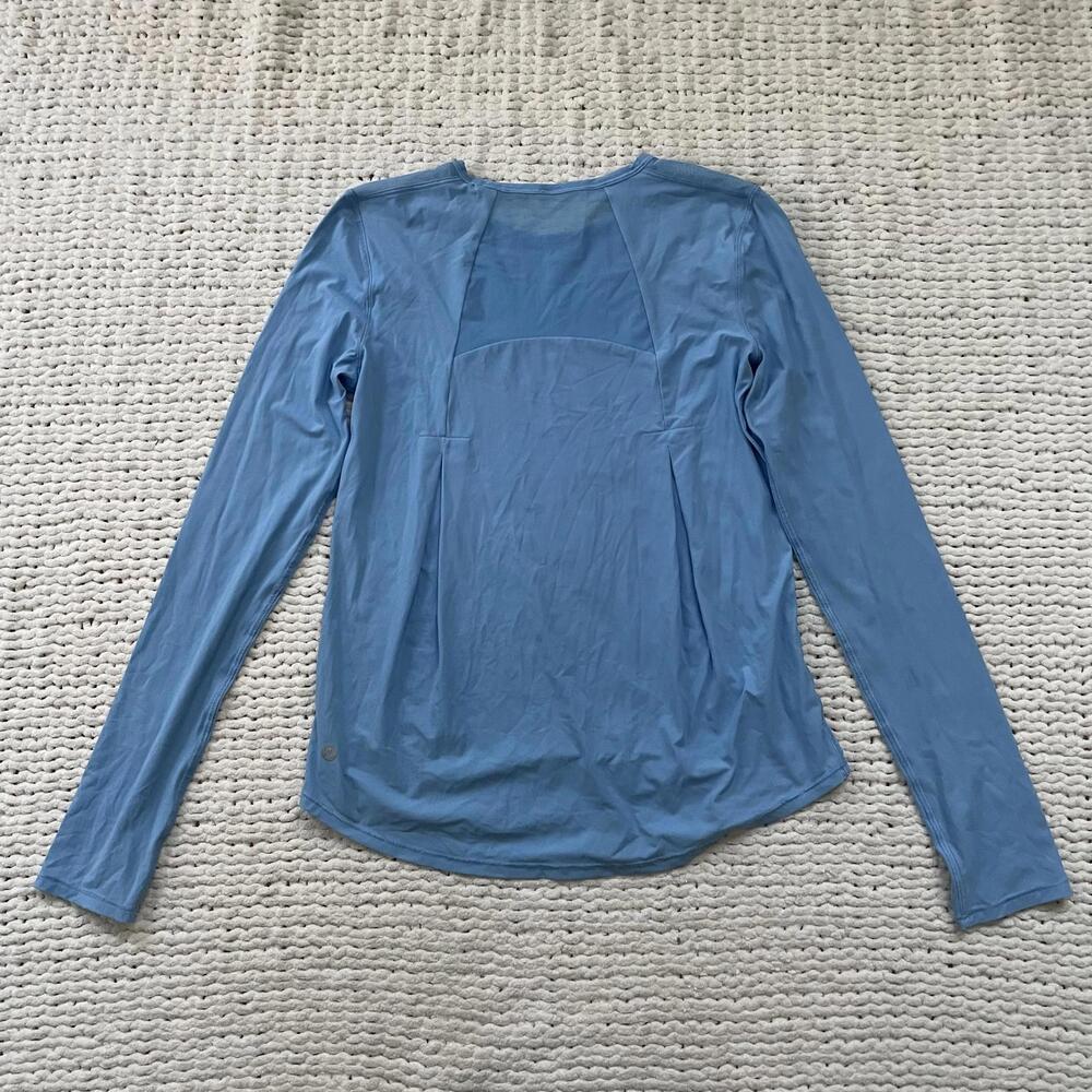 Lululemon Women's Light Blue Sculpt Long Sleeve - Size 4 - Picture 4 of 5